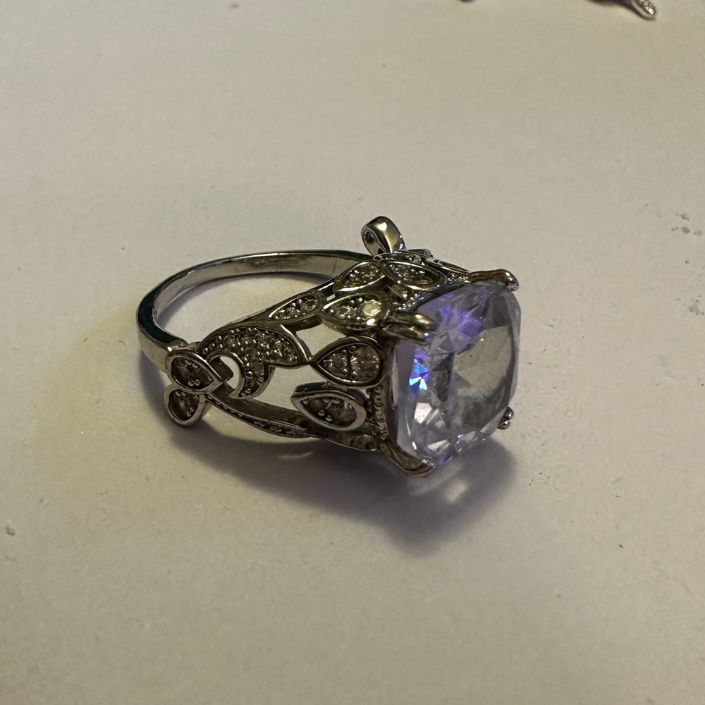 Silver cocktail gorgeous ring